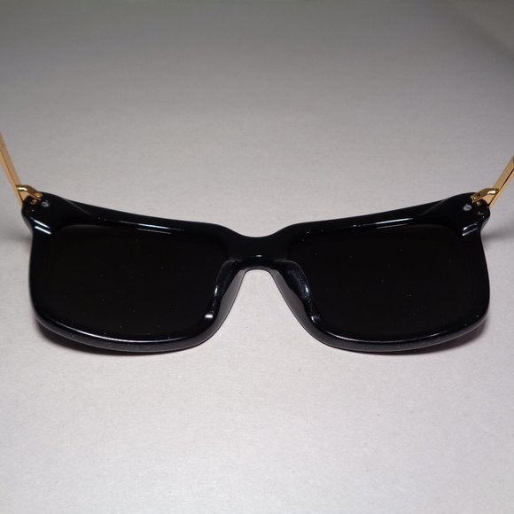 McQ by Alexander McQueen MQ0055S Black Gold New Women\'s Sunglasses